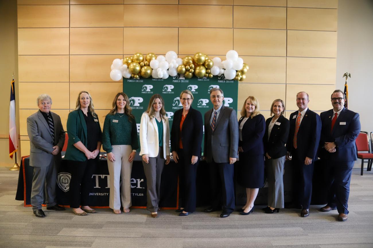 Panola College - UT Tyler MOU Signing